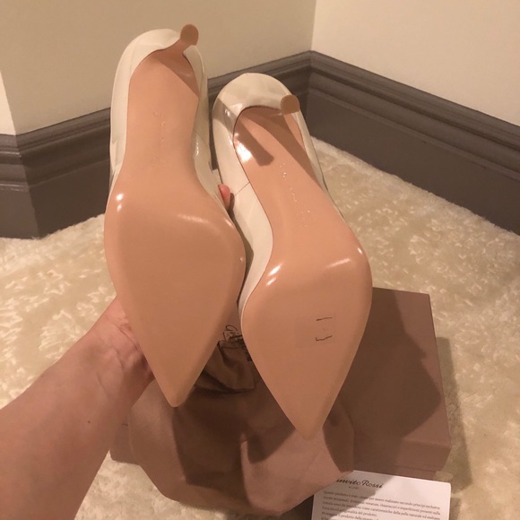 BNIB Gianvito Rossi Paris White Pump Size 39.5 EUR /8.5 US - Picture 9 of 14